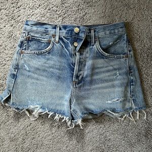 AGOLDE high waist denim shorts BRAND NEW NEVER WORN size 25!